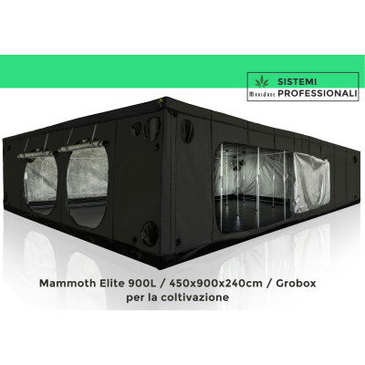 Growbox Professionale Mammoth Elite 900L - 450x900x240 cm Made in Holland